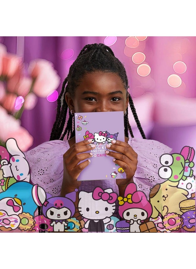 Hello Kitty Hello Kitty 22-Piece Kawaii Stationery Set, Cute School Supplies, Sanrio Accessories, Includes Notebook, Squishy Stickers, Sanrio Pens, Travel-Friendly, Easy Storage, Collectible, Unisex, Ages 4+  - Image 4