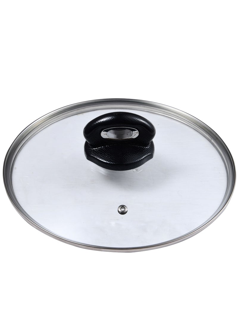 BERGNER وعاء طهي غير لاصق من اوريون مصنوع من الألومنيوم المزور مع قاع تحريض وغطاء 24 × 6.5 سم  - Image 5