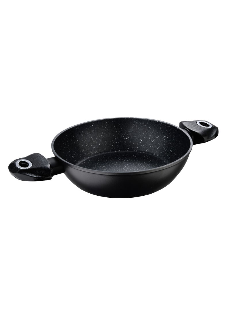 BERGNER وعاء طهي غير لاصق من اوريون مصنوع من الألومنيوم المزور مع قاع تحريض وغطاء 24 × 6.5 سم  - Image 4