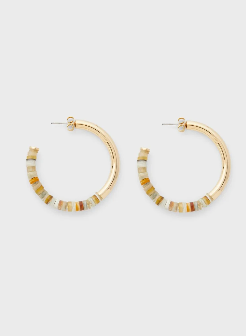 Soko Karamu Horn Hoop Earrings