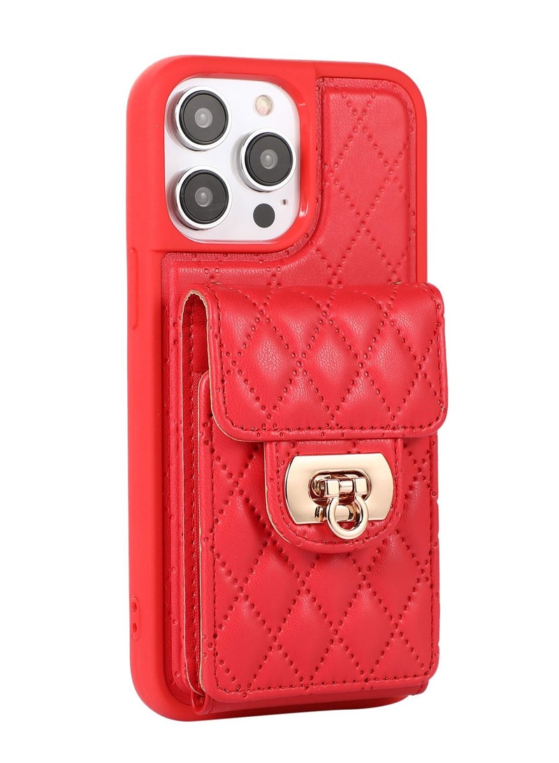 Suteni Back Cover Leather Card Slots Phone Case for iPhone - Image 1