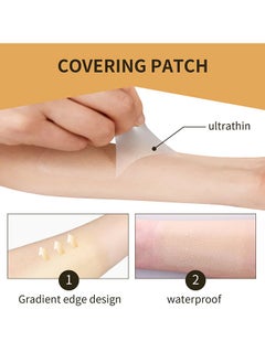 Jaysuing Tattoo Covering Up Sticker Ultra Thin Patch, Tattoo Concealing Tape Breathable And Waterproof Skin Concealing Tape Tattoo Flaw Conceal Sticker Patch Scar Cover Sticker (6PCS Skin Primary Color)  - Image 3