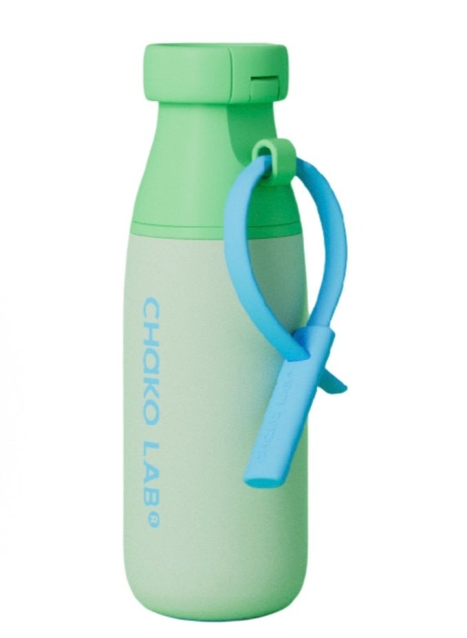 تشاكو لاب CHAKO LAB عالي القيمة زجاجة العزل مع اثنين من طرق الشرب، وسهلة المحمولة، 520ML - Image 1