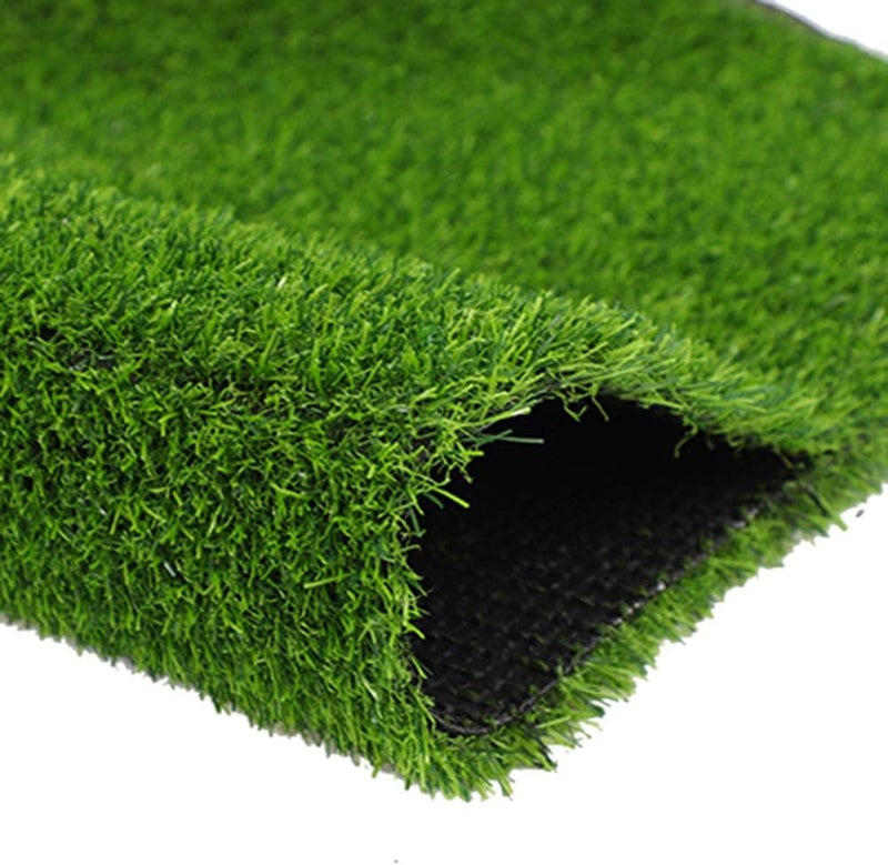 ويوبلز سجادة عشب صناعي واقعية للاستخدام الداخلي والخارجي، سجادة عشب صناعي، ارتفاع الوبر 15 مم (100*50*1.5 سم × قطعتين) - Image 1