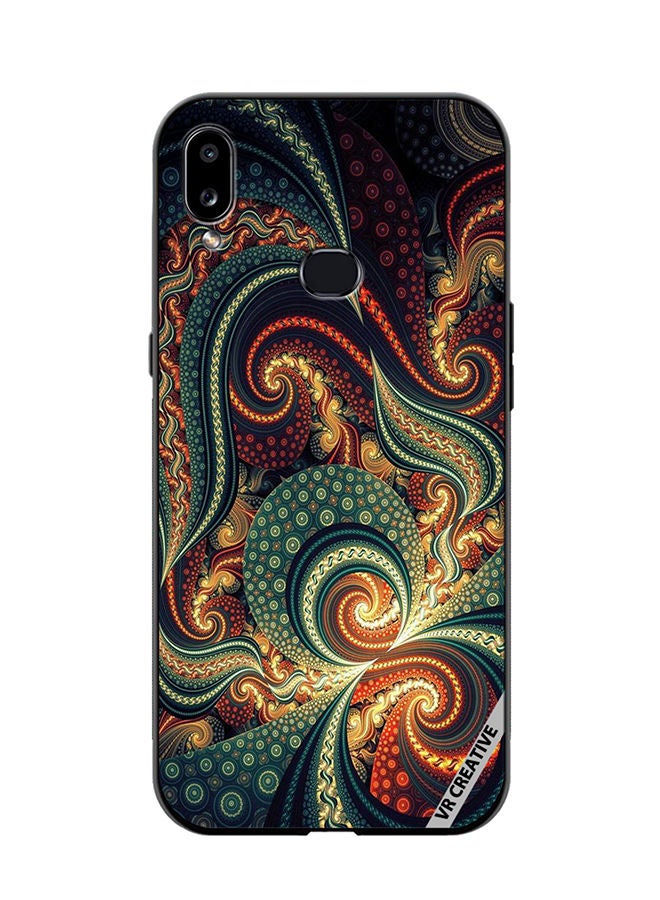 Protective Case Cover For Samsung Galaxy A10s Pastel Green Design Multicolour