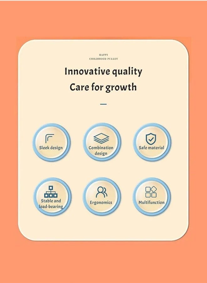 ضغط فين مقعد استحمام للأطفال 3 في 1، مقعد استحمام للأطفال الصغار غير قابل للانزلاق، مشاية أطفال ومقعد تخزين متعدد الوظائف، مقعد استحمام للأطفال مع وسادة مقعد ناعمة من البولي يوريثان وعجلات عالمية، يمكن استخدامه ككرسي طعام للأطفال وسكوتر للأطفال (أزرق) - Image 4