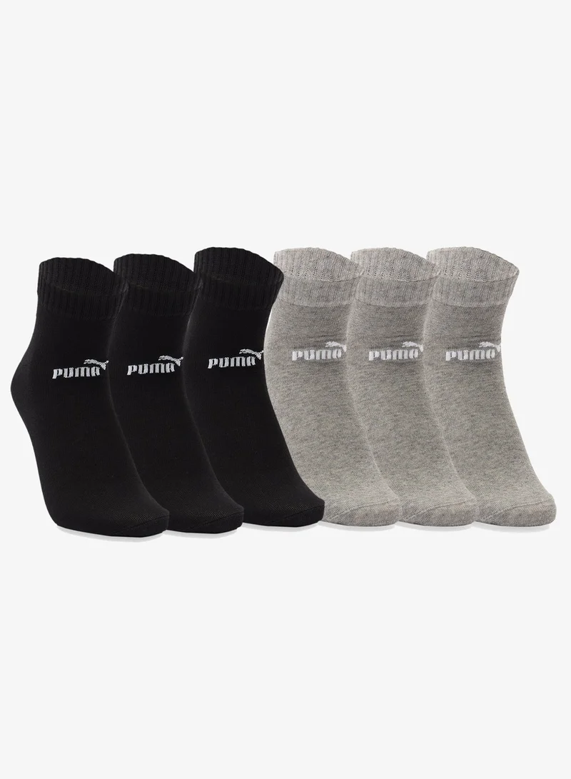 6 Pack Elements Quarter Socks