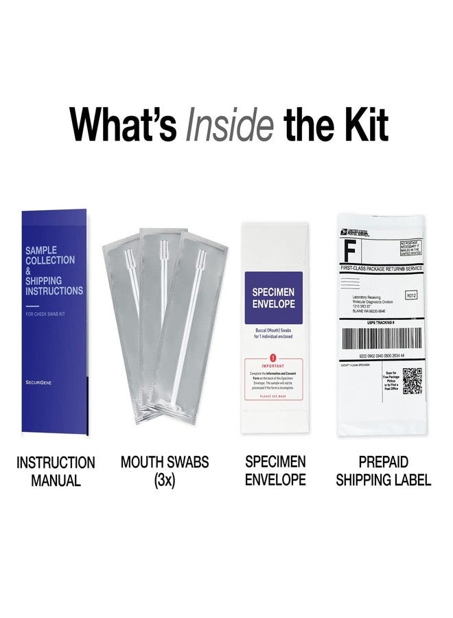 SecuriGene Premium DNA Paternity Home Test Kit - Results in 1-3 Business Days, Free Return Shipping by SecuriGene Labs - Image 4