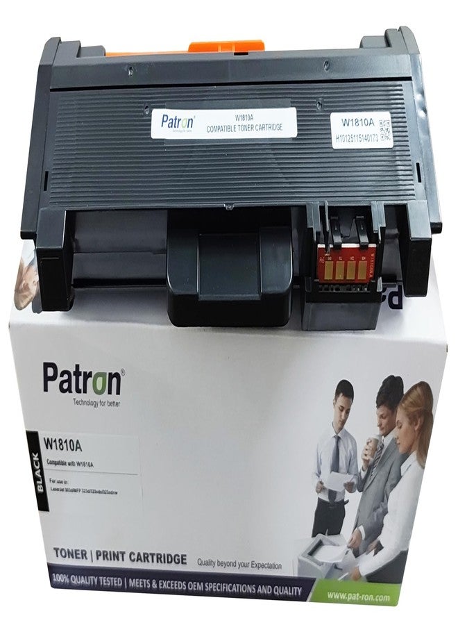 Patron 181A Toner Cartridge Compatible for W1810A for LJ Printers 303d, 303dw, MFP 323d, MFP 323sdn, MFP 323sdnw (1 pcs) - Image 1