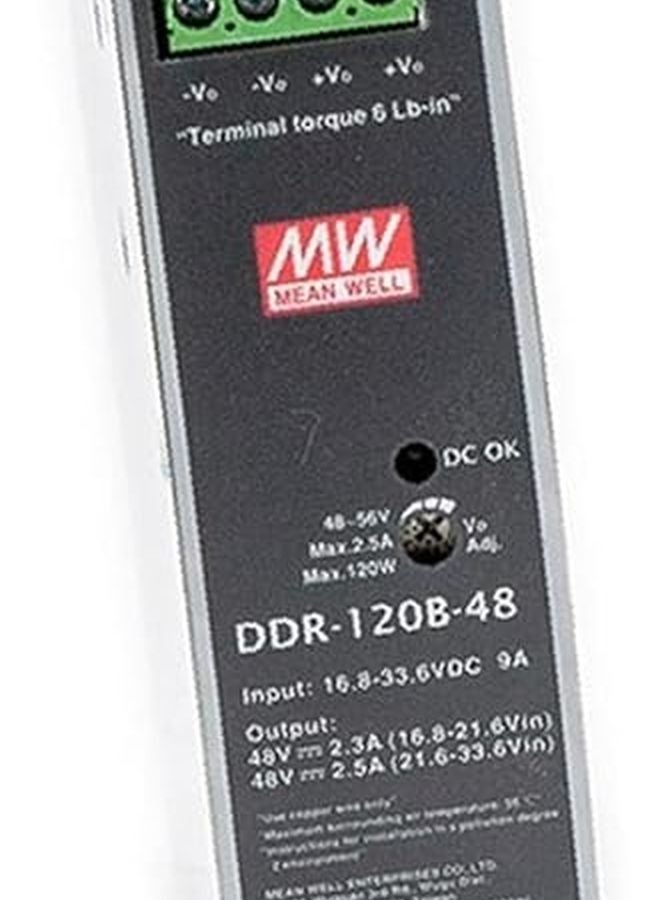 Mean Well DDR 120B 48 120W DIN Rail DC DC Converter Output 48V 2 5A - Image 3