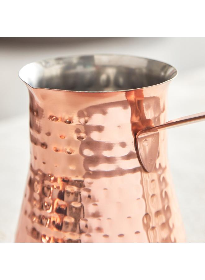 Shine Hammered Stainless Steel Coffee Warmer 450 Ml - Image 4