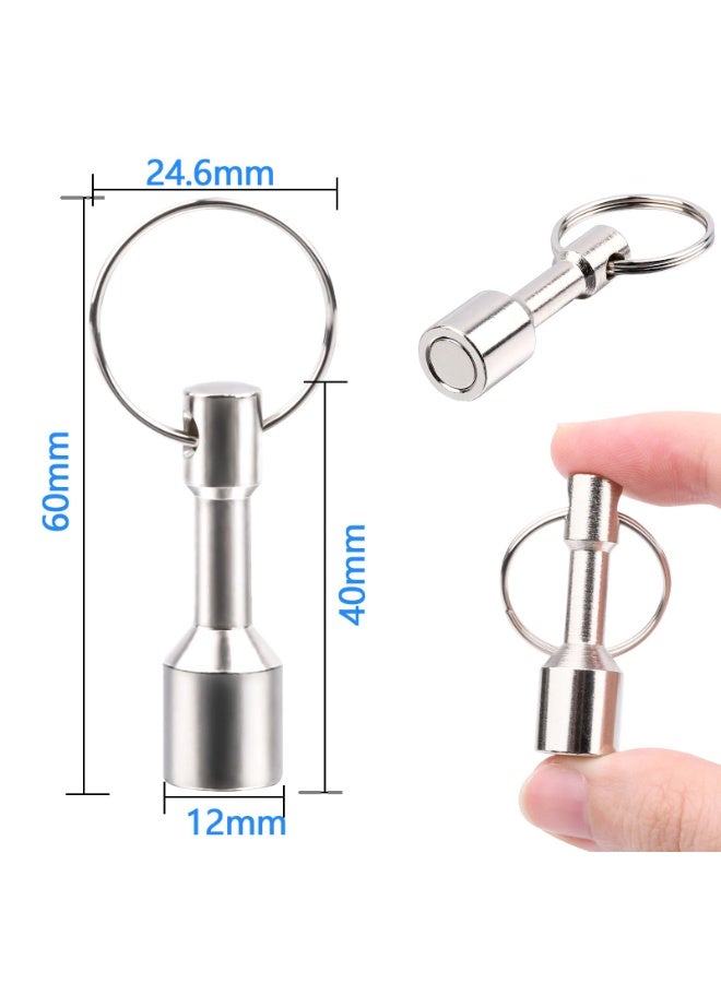 SYOSI Neodymium Magnets Heavy Duty, Rare Earth Magnets Strong Magnets Small Magnets for Refrigerator, Powerful Magnet for Craft Magnets, Office Magnets for Key Holder Tools Hanging 10Pack  - Image 2