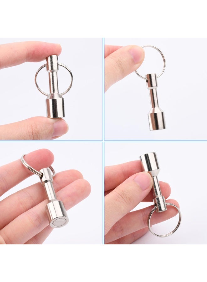SYOSI Neodymium Magnets Heavy Duty, Rare Earth Magnets Strong Magnets Small Magnets for Refrigerator, Powerful Magnet for Craft Magnets, Office Magnets for Key Holder Tools Hanging 10Pack  - Image 3
