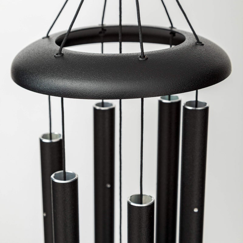 Corinthian Bells by Wind River - 27 inch Black Wind Chime for Patio, Backyard, Garden, and Outdoor Decor (Aluminum Chime) Made in The USA - Image 2