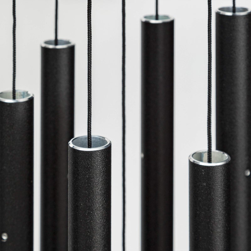 Corinthian Bells by Wind River - 27 inch Black Wind Chime for Patio, Backyard, Garden, and Outdoor Decor (Aluminum Chime) Made in The USA - Image 1