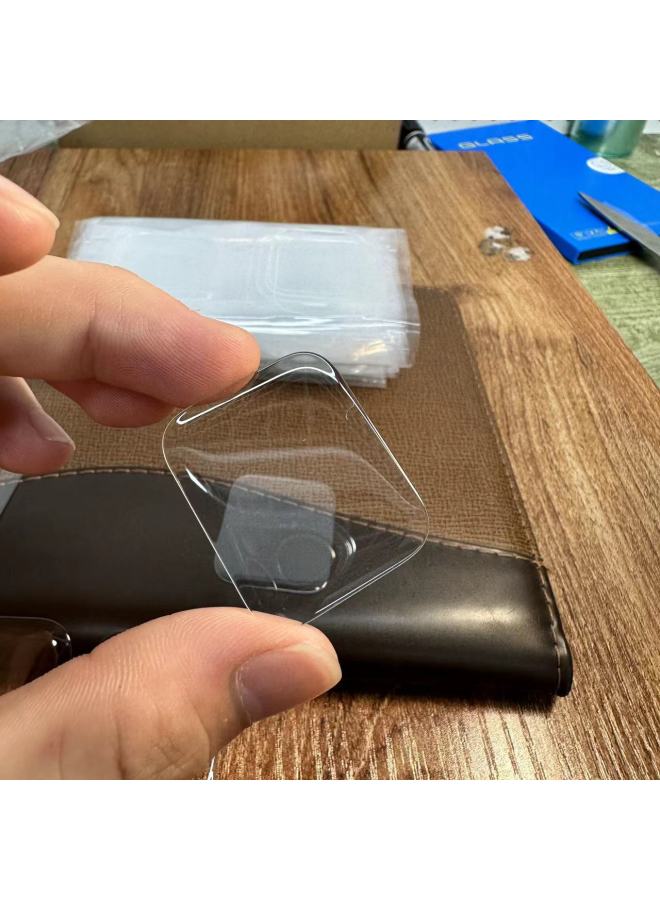 For Apple Iwatch Serie8 Watch Film Hot Bending Uv Explosion-proof Film Full Glue Apple S7 Watch Film 41/42-Color:Hot Bending UV Without Explosion-proof Film (full Version)-Dimensions:42mm  - Image 1