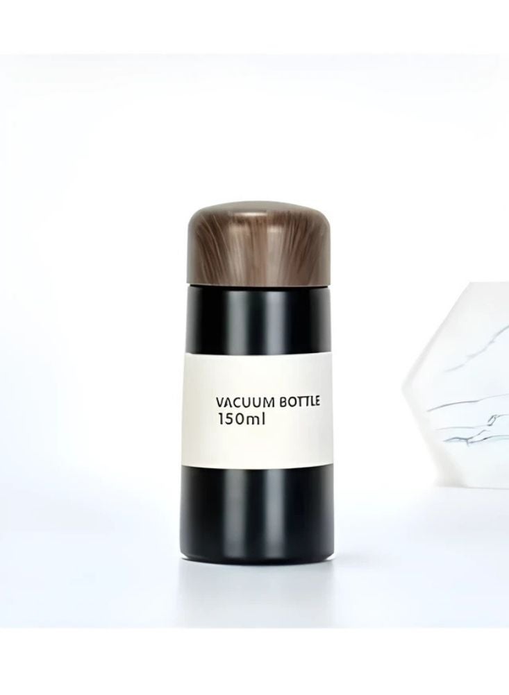 Premium Black Vacuum Insulated Bottle 150ml - Image 1