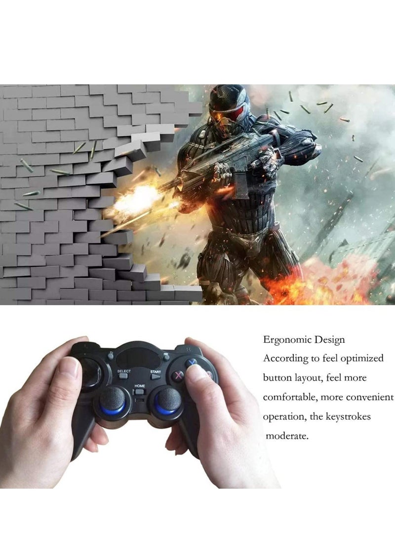 SYOSI USB Wireless Gaming Controller Gamepad, PC Game for PC,for PC/Laptop Computer(Windows XP/7/8/10) & PS3 & Android & Steam - [Black]  - Image 3