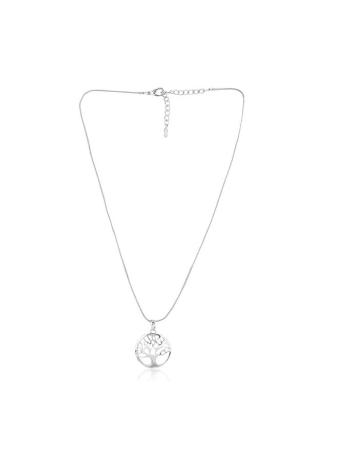 Estele Gold Plated Brass Tree of Life Pendant Necklaces For Girls/Women - Image 3