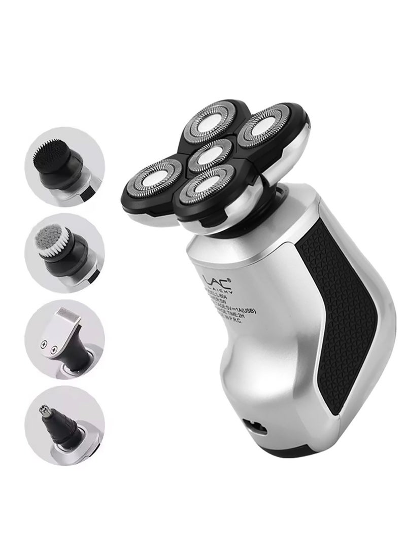 LAC LAICHY - Head Shaver 7D, Upgrade Head Shavers for Bald Men, Head Electric Razor with Nose Hair Trimmer, IPX5 Waterproof Wet/Dry Mens Grooming Kit, Anti-Pinch, LED Display, USB Rechargeable - Image 1