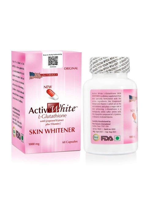 glutathione from food Potentveda L-Glutathione 1000mg with Vitamin C, E, Biotin, ALA & Grape Seed  Extract | For Skin Health | Capsule: Buy bottle of 60.0 capsules at best  price in India main image 0