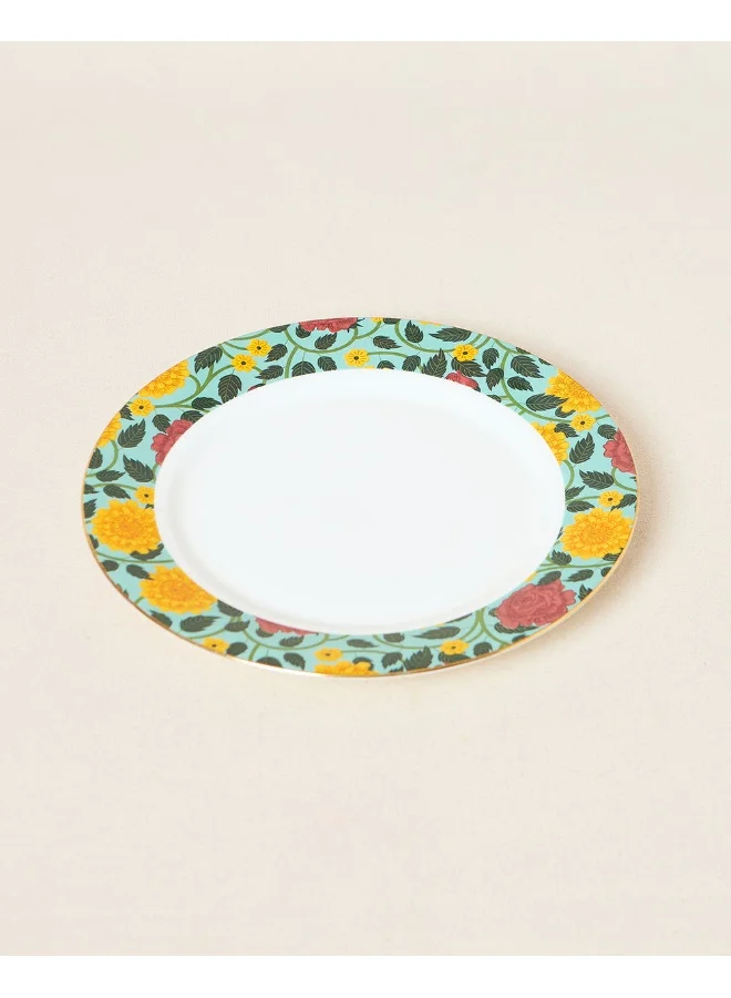 Chumbak Rani Bagh Dinner Plate, 10"dia | Palace Memoirs