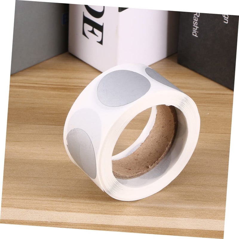 300 Silver Scratch Off Adhesive Stickers Waterproof Label Paper For DIY Projects - Image 5