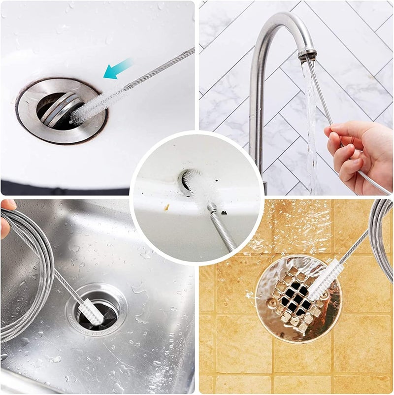 POPDA Long Wire Brush sunroof Drain Cleaning Tool for car and Fridge 60-inch X 2/5 inch - Image 5