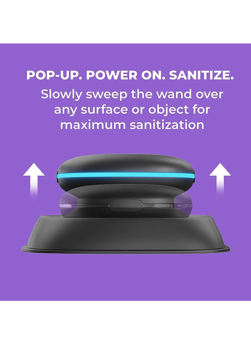 HoMedics - UV Clean Portable UV Light Wand Sanitizer, Portable and Rechargeable UVC Disinfector - Image 1
