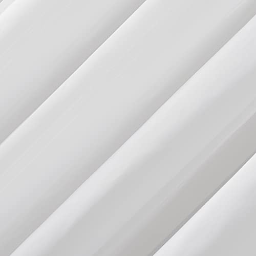 No. 918 53566 Emily Sheer Voile Rod Pocket Curtain Panel, 59" x 95", White - Image 3