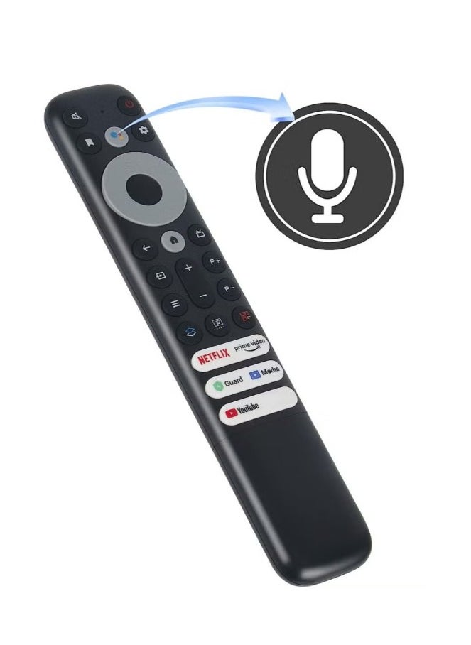 ماركة غير محددة جهاز تحكم عن بعد لشاشة Tcl 4K باللون الأسود  - Image 2
