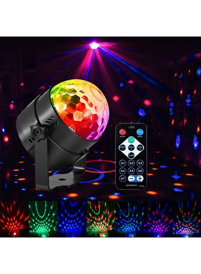 LED Decorative Disco Magic Ball Party Light with Remote Multicolour 10.5 x 10 x 10.5cm - Image 2