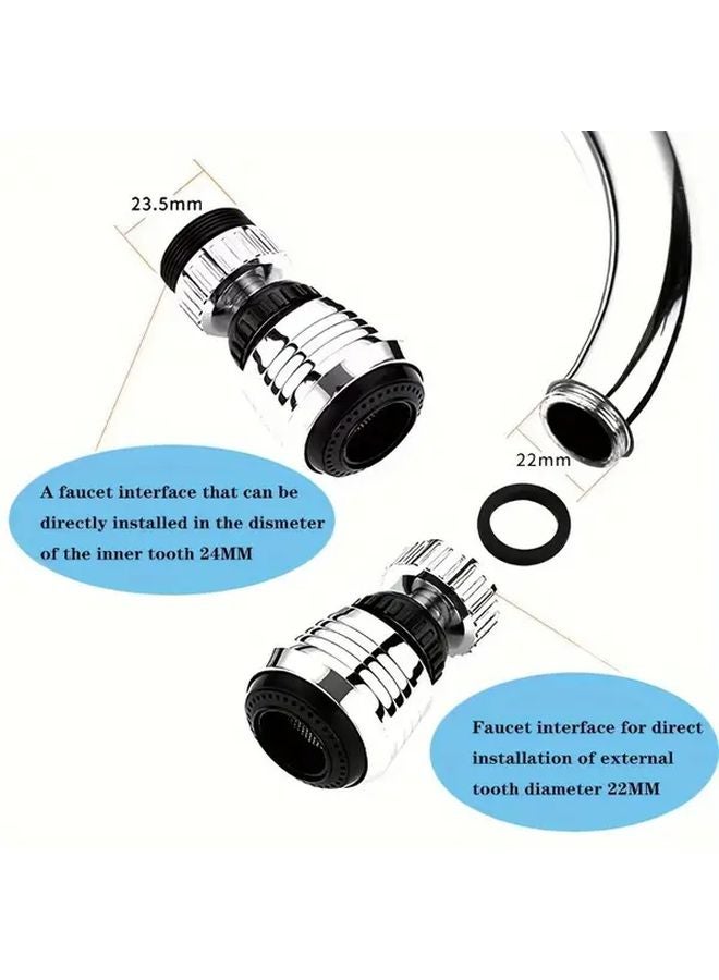 Faucet Pneumatic Mixer Aerator Universal Spray Head Water Flow Regulator Splash Filter - Image 5