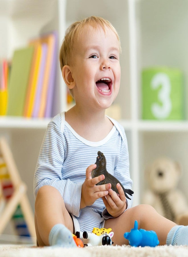 TOYANDONA Kids Elephant Seal Model Toy Realistic Sea Creature Figurines Model Sealife Toy Figures Kids Educational Toy (Light Brown) - Image 5