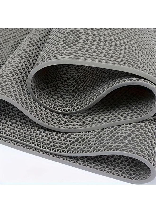Green S Shaped Hollow Non Slip Bath Mat Anti Skid Safety Floor Mat 60x90cm - Image 3
