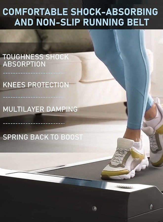 الحلم جهاز المشي تحت المكتب 2 في 1، محمول، قابل للطي، كهربائي، مزود بمحرك، جهاز للمشي والركض مزود بجهاز تحكم عن بعد للتمارين المنزلية والمكتبية - Image 4