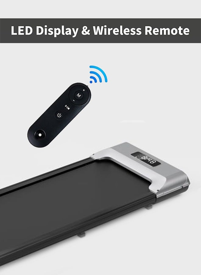 الحلم جهاز المشي تحت المكتب 2 في 1، محمول، قابل للطي، كهربائي، مزود بمحرك، جهاز للمشي والركض مزود بجهاز تحكم عن بعد للتمارين المنزلية والمكتبية - Image 5