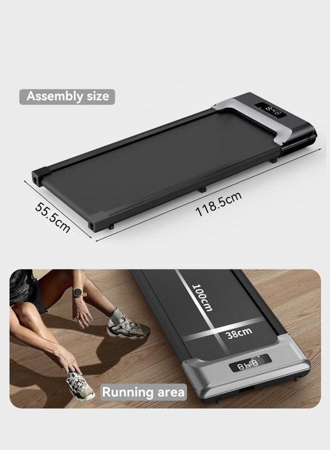 الحلم جهاز المشي تحت المكتب 2 في 1، محمول، قابل للطي، كهربائي، مزود بمحرك، جهاز للمشي والركض مزود بجهاز تحكم عن بعد للتمارين المنزلية والمكتبية - Image 3