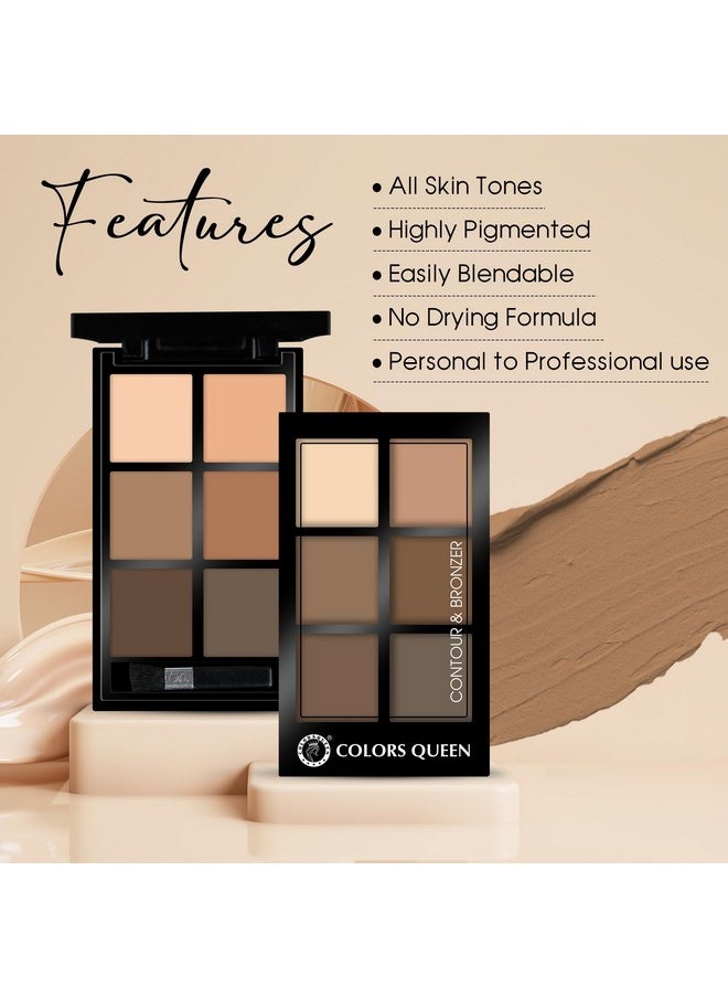 Contour & Bronzer Palette | Matte Finish & Long Lasting Formula | Easy To Blend, Creamy Texture, Lightweight Contour And Bronzer Palette For Face Makeup (Shade - 02, 17G) - pzsku/ZDC692F7FD8D9A9BDEB2DZ/45/_/1735566991/be0eef44-2456-429f-b02f-5f19b6c876fc