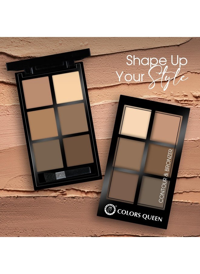 Contour & Bronzer Palette | Matte Finish & Long Lasting Formula | Easy To Blend, Creamy Texture, Lightweight Contour And Bronzer Palette For Face Makeup (Shade - 02, 17G) - pzsku/ZDC692F7FD8D9A9BDEB2DZ/45/_/1735567001/65b05096-17ac-4d07-8aa7-58998c96d403