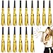Twavang 24 Pcs Glitter Noise Makers Metallic Fringed Party Blower for Adults Birthday Graduation New Years Party Favors Supplies Gold - Image 2