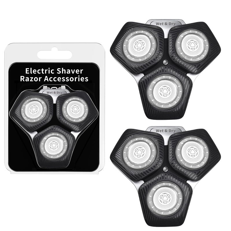 Loarysk 2 Pack SH71/50 Shaving Heads Compatible with Phili*s Shavers Series S5000 (S5XXX),S7000 (S7XXX) (BLUE) - Image 1