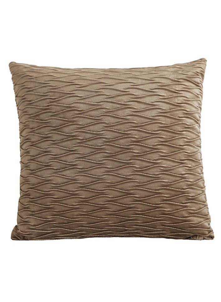 Generic Pack of 2, Noble brown Decorative Square Throw Pillow Cover Cushion Covers Pillowcase, Home Decorations for Sofa Couch Bed Chair 18x18 Inch/45x45 cm  - Image 3