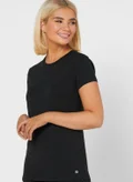enamor Cotton Slim Crew Tee
