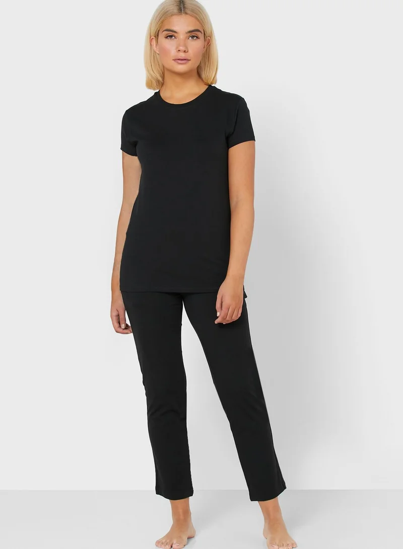 enamor Cotton Slim Crew Tee