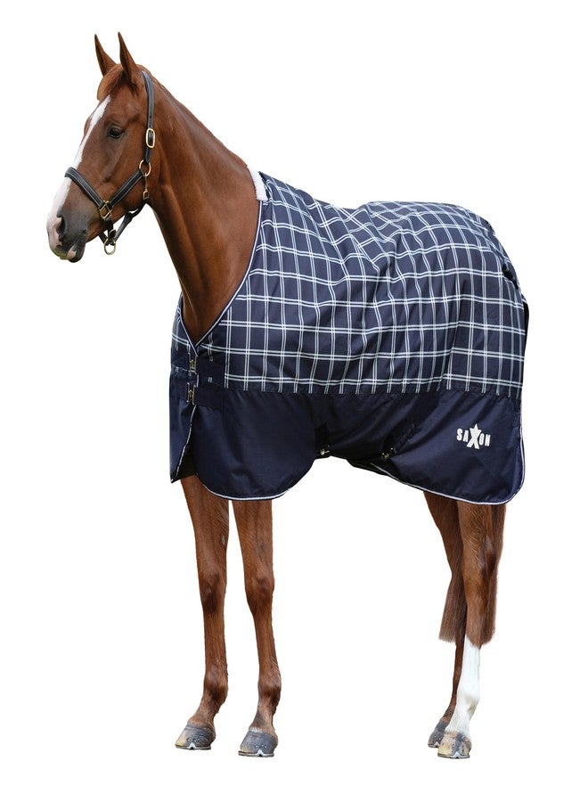Saxon Defiant 600D Standard Neck Lite, Navy Plaid, 78" - Image 1