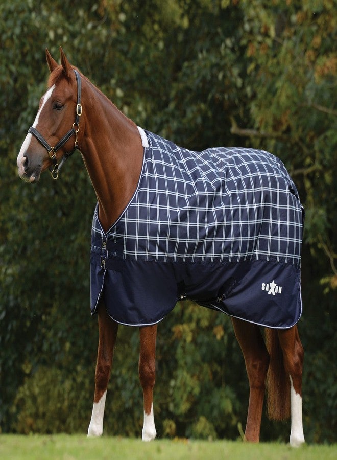 Saxon Defiant 600D Standard Neck Lite, Navy Plaid, 78" - Image 2