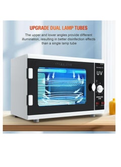 McDou Double-layered small double-light UV disinfection cabinet which can be set at regular intervals and is suitable for disinfecting various items such as towels and manicure tools.  - Image 2