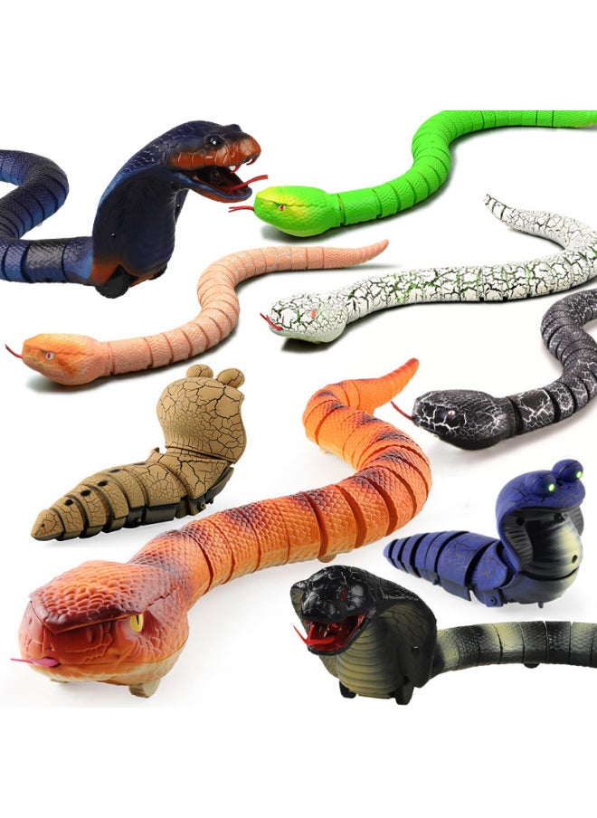 null - Children's Electric Trick Simulation Reptile Remote Control Infrared Intelligent Induction Mouse Funny Cat Toy-Color:6662 Infrared Remote Control Moth 220g - Image 1