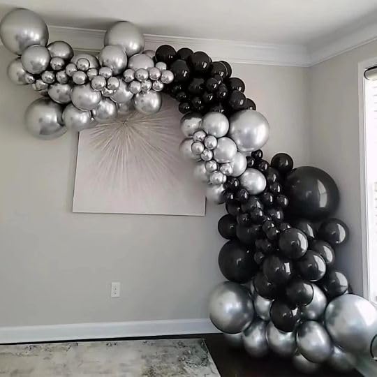 Bezente Black Giant Balloons 36 Inch - 8 Pack Jumbo Black Balloons Large Round Black Latex Balloons For Photo Shoot Birthday Graduation Baby Shower Gender Reveal Halloween Party Decorations - Image 4